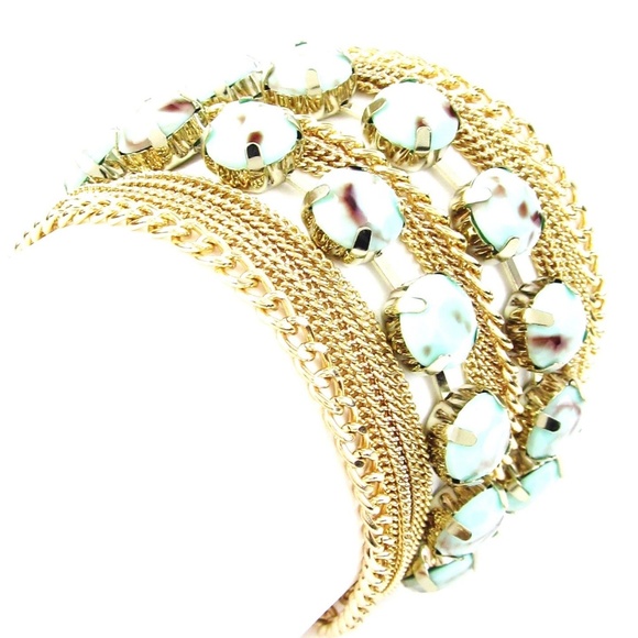 ABS Turquoise Epoxy Bracelet - Picture 3 of 3